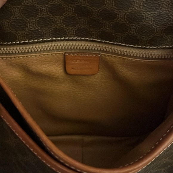 Céline BUNDLE!!🤎Brown Coated Canvas Macadam Bag & Wallet BUNDLE🤎🤎Authentic - Picture 14 of 17